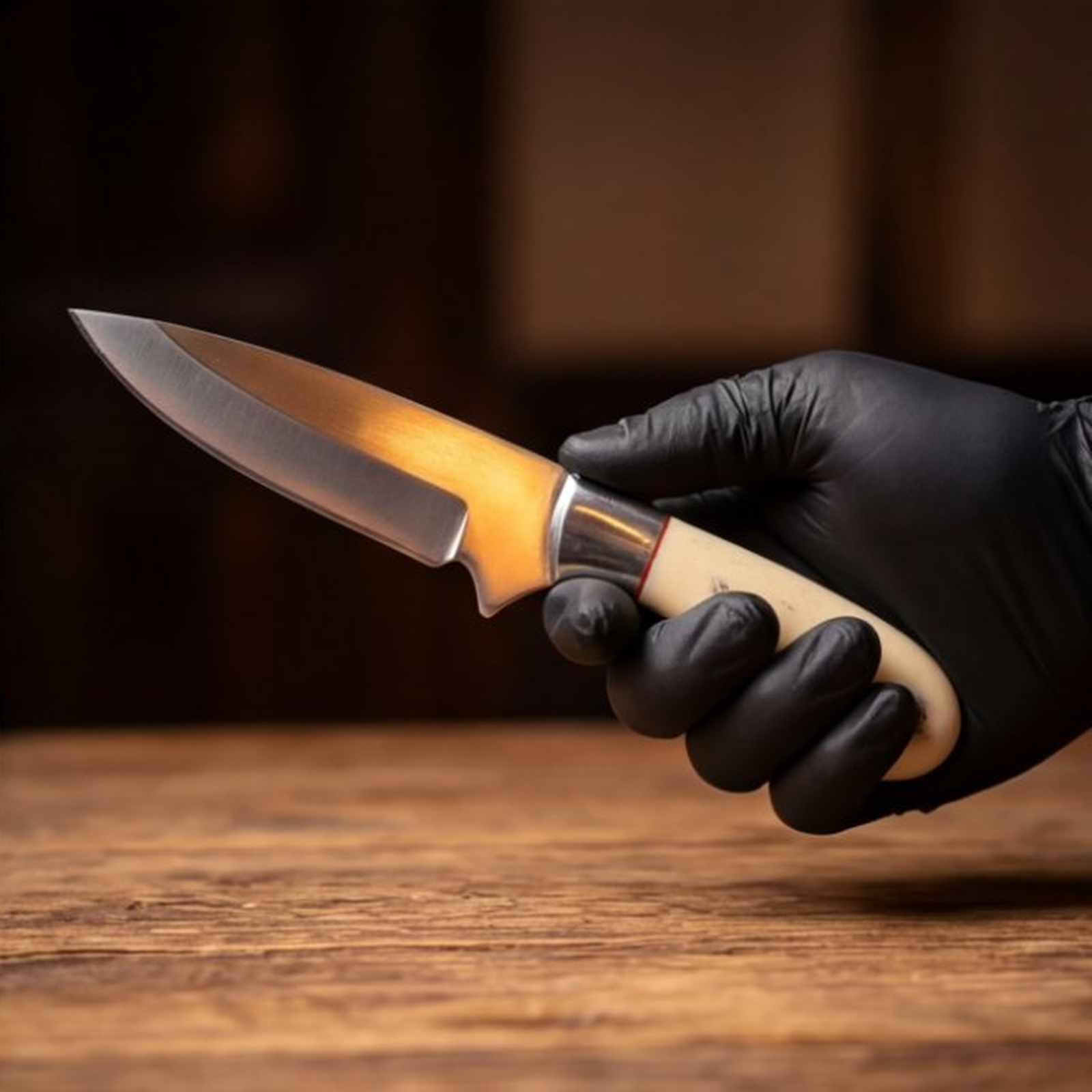 Handmade J2 Steel Skinner Knife 8” Camel Bone Drop Point