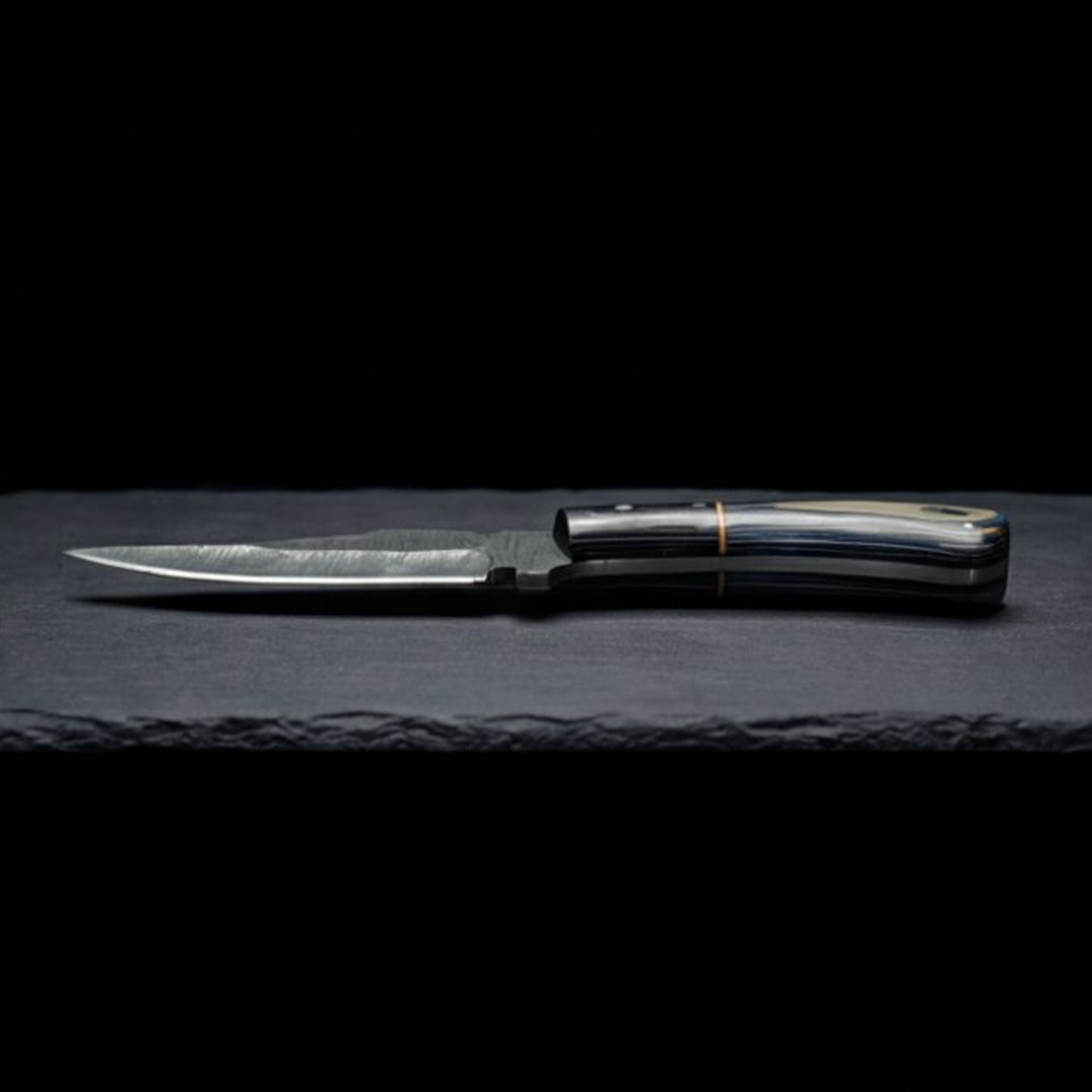 Handmade Damascus Skinner Knife 8” Pakka Wood Clip Point