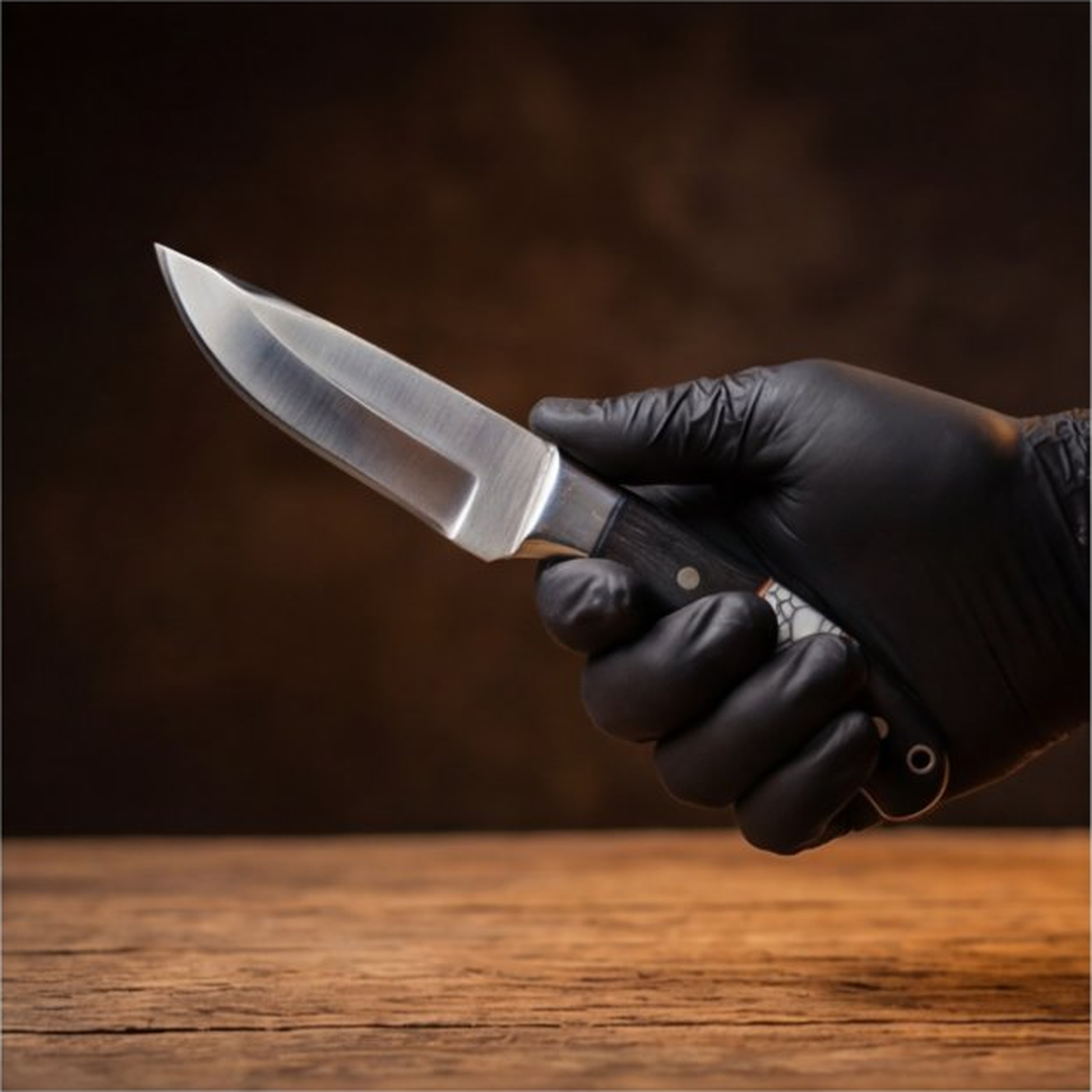 Handmade J2 Steel Skinner Knife 9” Wenge Wood Resin Handle