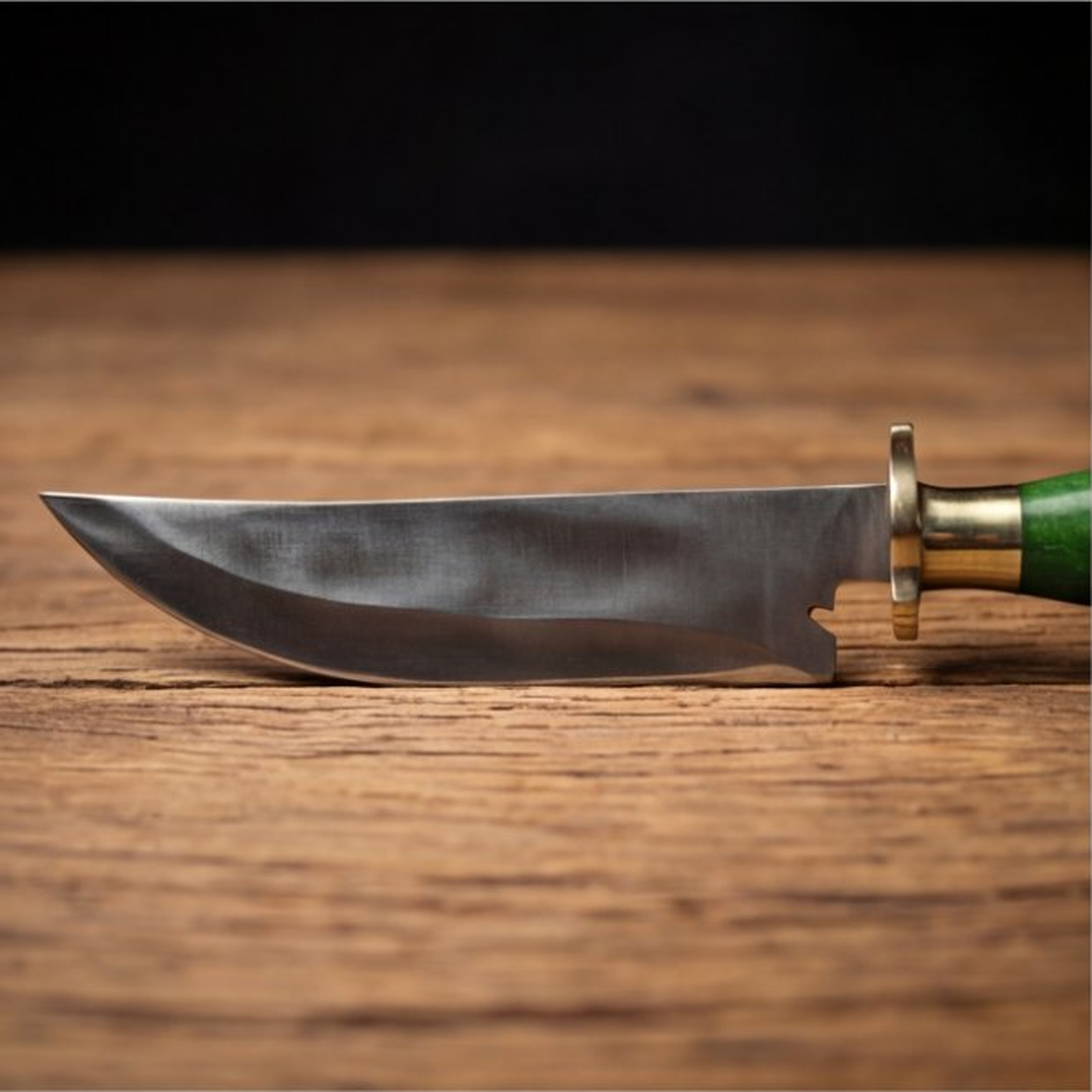 Handmade J2 Steel Hunting Knife 12” Resin Handle Clip Point
