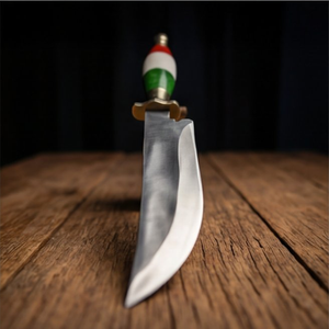 Handmade J2 Steel Hunting Knife 12” Resin Handle Clip Point