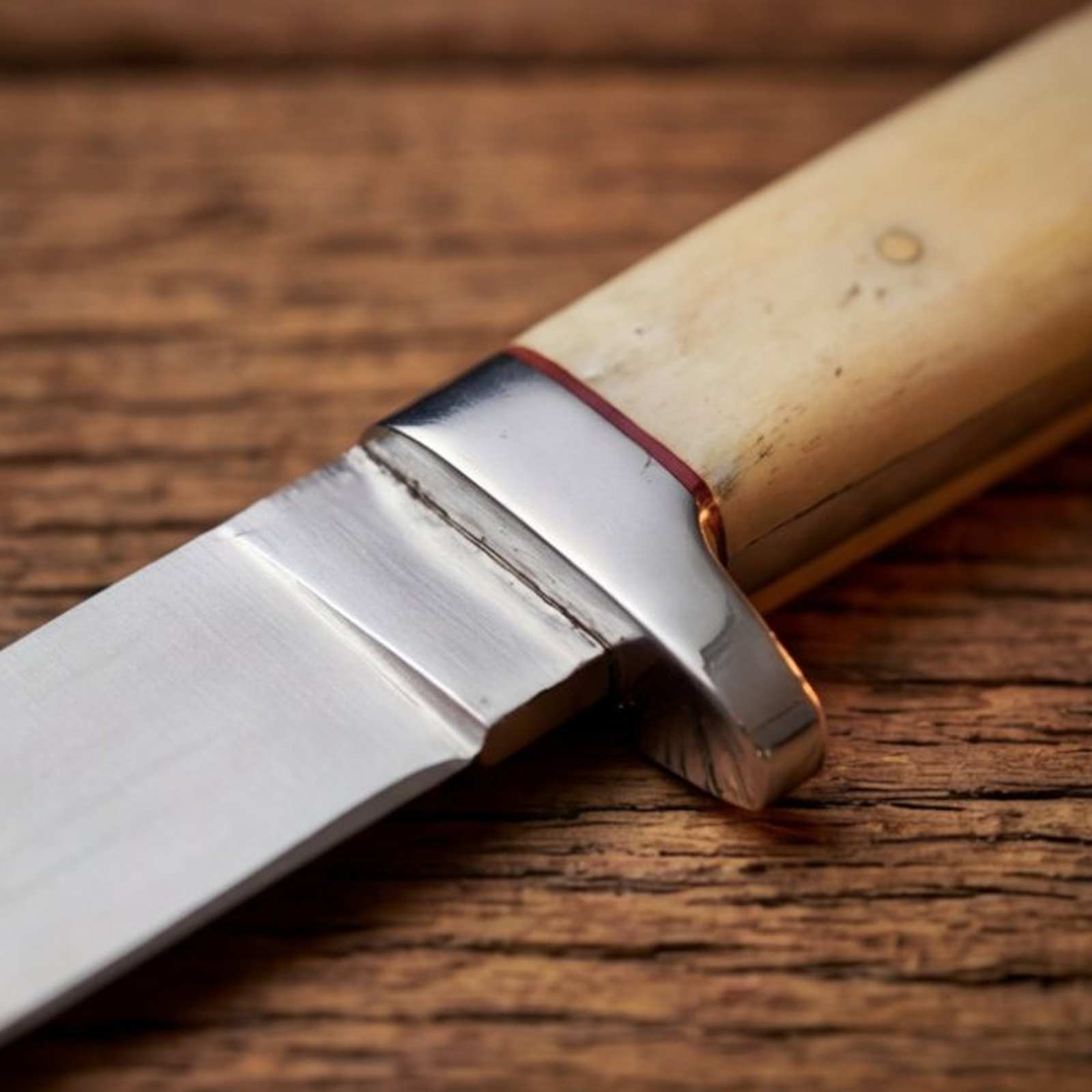 Handmade J2 Steel Skinner Knife 8” Camel Bone Drop Point