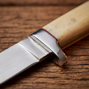 Handmade J2 Steel Skinner Knife 8” Camel Bone Drop Point