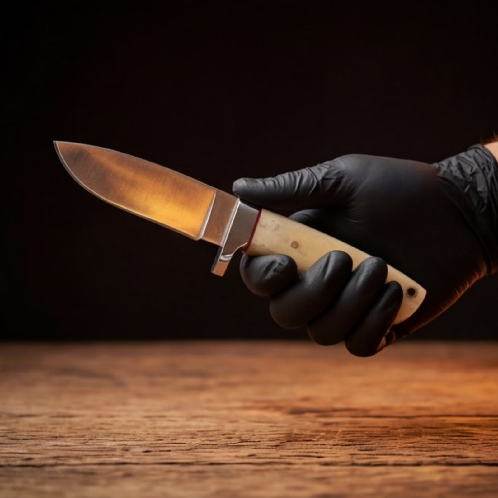 Handmade J2 Steel Skinner Knife 8” Camel Bone Drop Point